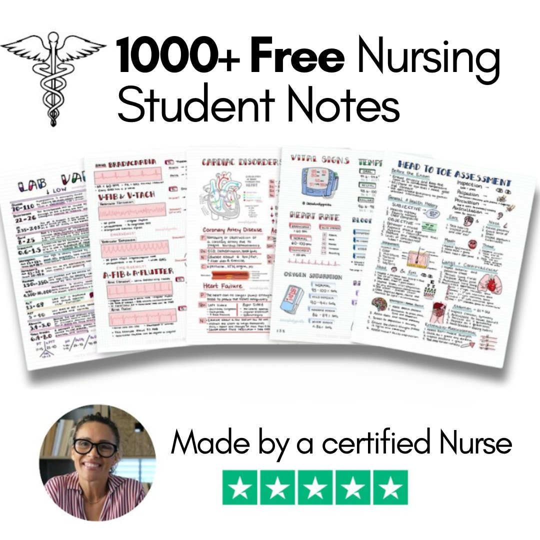 1000+ Nursing Student Notes